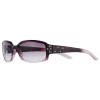 Nine West 56.5mm Rhinestone Rectangle Sunglasses -Nine West shop 2736106 Purple