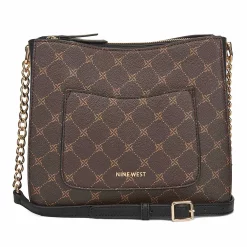 Nine West Kensington Crossbody Bag -Nine West shop 3754141 Brown Black