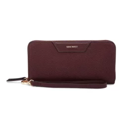 Nine West Astoria Zip Around Wristlet -Nine West shop 3754972 Merlot
