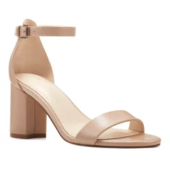Nine West Sandy Women's Block Heel Sandals -Nine West shop 3815467 Beige