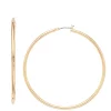 Nine West Large Hoop Earrings -Nine West shop 3834958 Gold Tone
