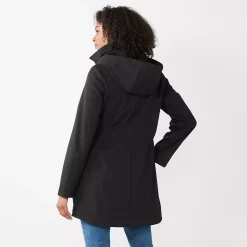 Women's Nine West Fleece-Lined Soft-Shell Jacket -Nine West shop 4321308 ALT