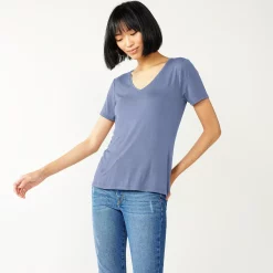 Women's Nine West Essential V-Neck Tee -Nine West shop 4841148 Kelly Lavender