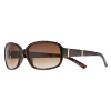 Women's Nine West 58mm Tortoise Rectangle Gradient Sunglasses -Nine West shop 4862555