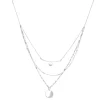 Nine West Multi-Row Circle Pendant Necklace 2 Nine West Multi-Row Circle Pendant Necklace -Nine West shop 4895444 Silver Tone