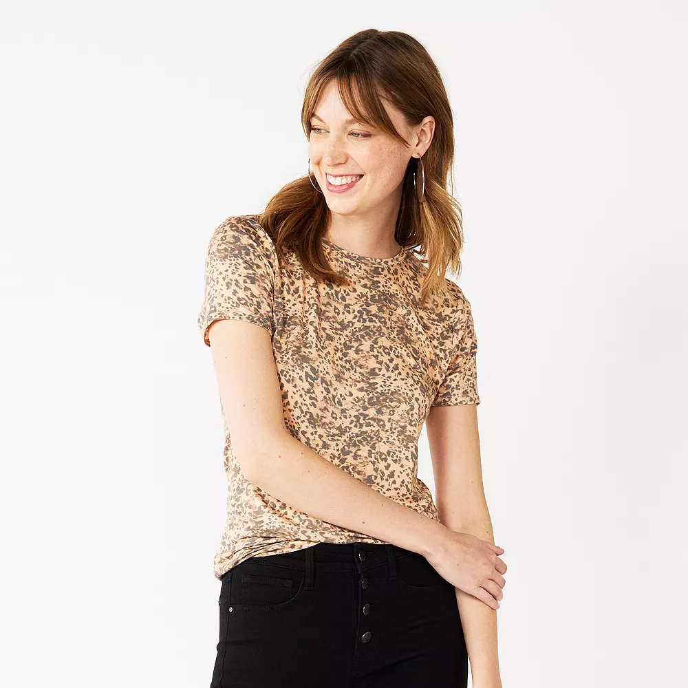 Women's Nine West Essential Crewneck Tee 85 Women's Nine West Essential Crewneck Tee - Image 83