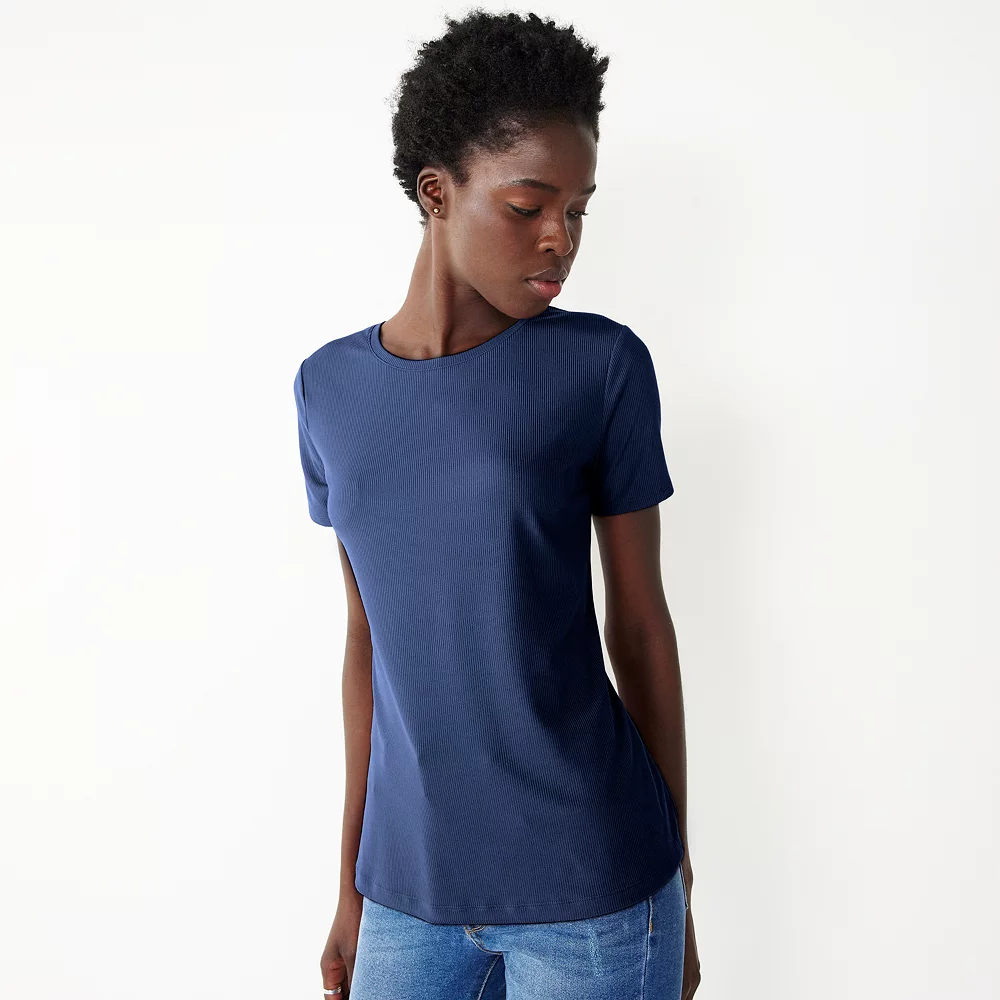 Women's Nine West Essential Crewneck Tee 70 Women's Nine West Essential Crewneck Tee - Image 68