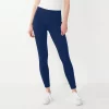 Women's Nine West Seamed Tummy-Control Ponte Leggings -Nine West shop 4952203 Liberty Navy