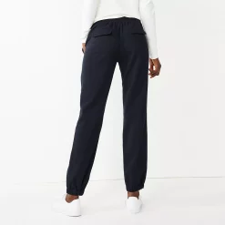 Women's Nine West Elastic-Cuff Relaxed Jogger Pants -Nine West shop 5028329 ALT