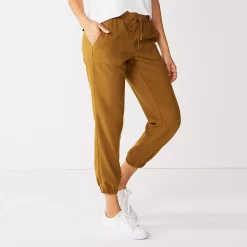 Women's Nine West Elastic-Cuff Relaxed Jogger Pants -Nine West shop 5028329 Alderwood
