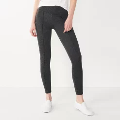 Petite Nine West Seamed Tummy Control Ponte Leggings -Nine West shop 5032426 Gray Menswear