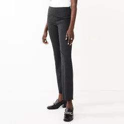 Women's Nine West Tummy-Control Ponte Bootcut Pants -Nine West shop 5078839 Charcoal Herringbone