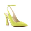 Nine West Tabita Women's Suede Pumps 1 Nine West Tabita Women's Suede Pumps -Nine West shop 5118776 Neon Yellow Suede