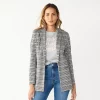 Petite Nine West Relaxed Blazer -Nine West shop 5128374 Neutral Grid