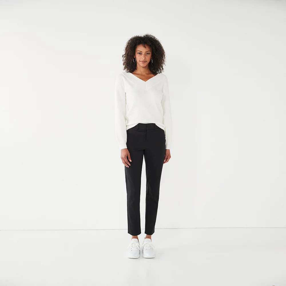 Petite Nine West Slim-Cut Ankle Pants 4 Petite Nine West Slim-Cut Ankle Pants - Image 2