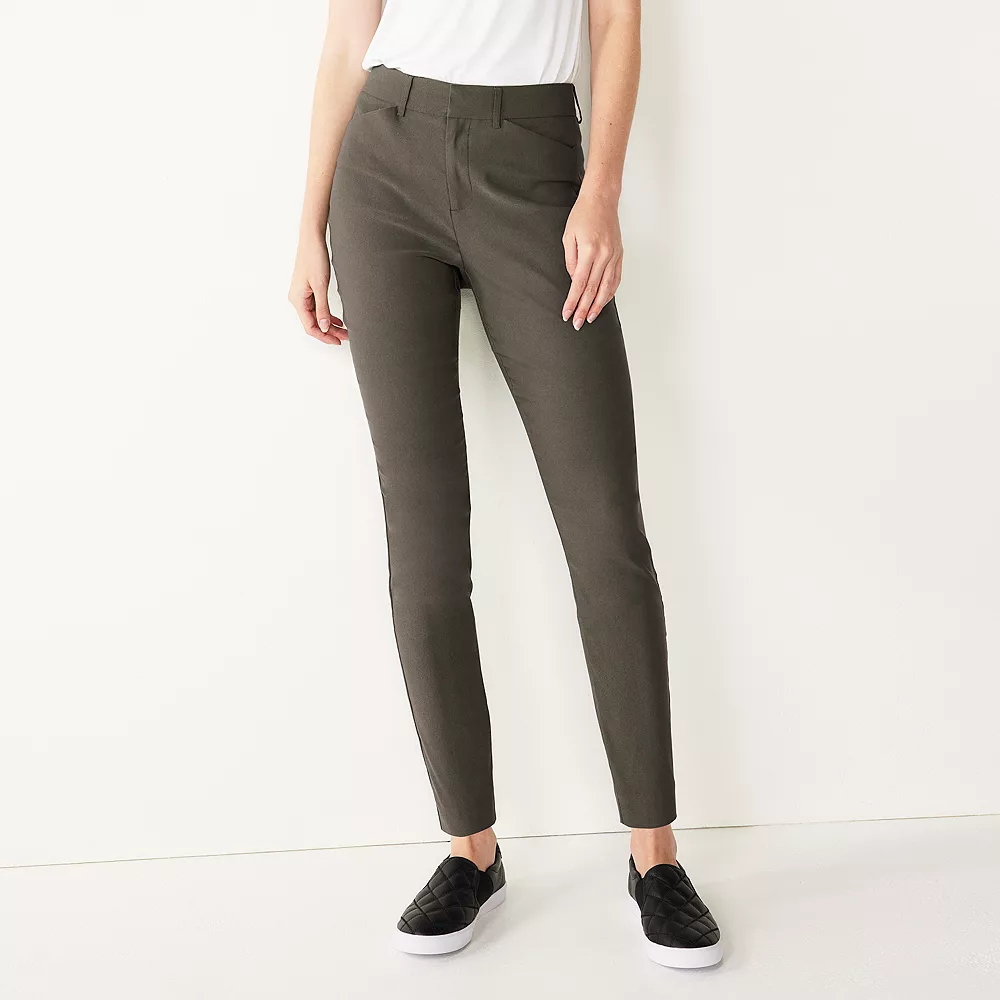 Petite Nine West Slim-Cut Ankle Pants 6 Petite Nine West Slim-Cut Ankle Pants - Image 4