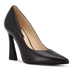 Nine West Trendz Women's Leather Heels -Nine West shop 5191526 Black Leather