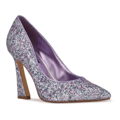 Nine West Trendz Women's High Heels -Nine West shop 5191528 Lilac Glitter