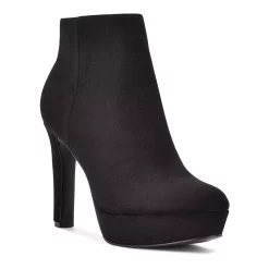 Nine West Glowup 02 Women's High Heel Ankle Boots -Nine West shop 5209892 Black