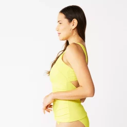 Women's Nine West Waist-Minimizer One Shoulder Tankini Top -Nine West shop 5217098 ALT2