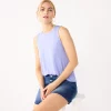 Petite Nine West Essential High Neck Tank -Nine West shop 5234193 Kelly Lavender