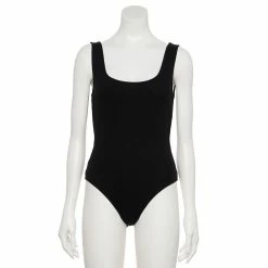 Women's Nine West Rib Scoopneck Tank Bodysuit 23 Women's Nine West Rib Scoopneck Tank Bodysuit -Nine West shop 5288302 ALT2