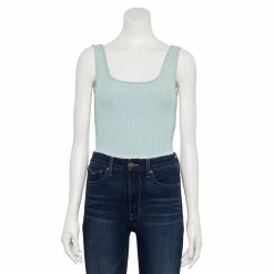 Women's Nine West Rib Scoopneck Tank Bodysuit 20 Women's Nine West Rib Scoopneck Tank Bodysuit -Nine West shop 5288302 Mint Virtue