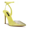 Nine West Foreva Women's Dress Pumps -Nine West shop 5362357 Clear Neon Yellow