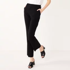 Women's Nine West Curvy Magic Waist Barely Bootcut Dress Pants 12 Women's Nine West Curvy Magic Waist Barely Bootcut Dress Pants -Nine West shop 5500437 Black