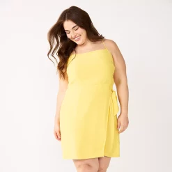 Plus Size Nine West Gathered Side-Tie Sheath Dress -Nine West shop 5547073 Fury Gold