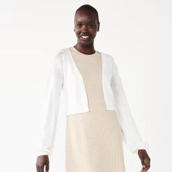 Women's Nine West Balloon Sleeve Open Front Cardigan -Nine West shop 5567306 Daisy Dew