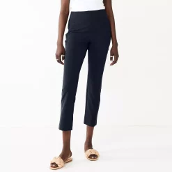 Petite Nine West Side Zip High-Waisted Skinny Ankle Pants -Nine West shop 5569185 Sky Captain