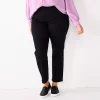 Plus Size Nine West Slimming Straight-Leg Jeans -Nine West shop 5576082 Black