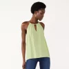 Women's Nine West High Neck Keyhole Tank