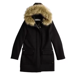 Women's Nine West Faux-Fur Hood Quilted Duffle Coat 11 Women's Nine West Faux-Fur Hood Quilted Duffle Coat -Nine West shop 5578770 ALT5