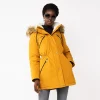 Women's Nine West Sherpa Trim Parka Coat -Nine West shop 5578773 Marigold