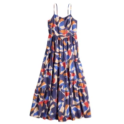 Women's Nine West Asymmetrical Tiered Maxi Dress -Nine West shop 5580195 ALT5