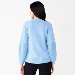 Women's Nine West Texture Sleeve Sweater -Nine West shop 5586482 ALT