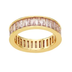 Nine West Simulated Crystal Baguette Ring