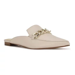 Nine West Azur Women's Mules -Nine West shop 5601745 Cream Leather