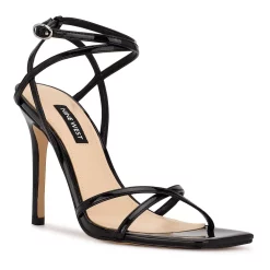Nine West Tidle Women's High Heel Sandals -Nine West shop 5617447 Black Patent
