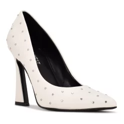 Nine West Trial Women's Rhinestone Dress Pumps -Nine West shop 5618715 White