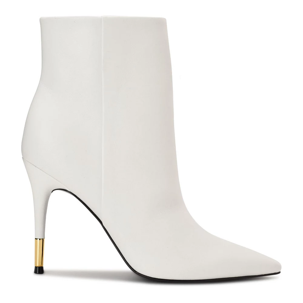 Nine West Bolana Women's Leather Ankle Boots 4 Nine West Bolana Women's Leather Ankle Boots - Image 2