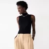 Women's Nine West Mockneck Sweater Tank 1 Women's Nine West Mockneck Sweater Tank -Nine West shop 5651501 Mineral Black