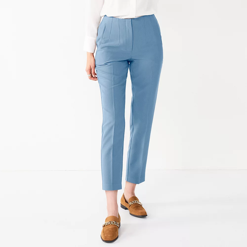 Petite Nine West High-Waisted Tapered Pants 4 Petite Nine West High-Waisted Tapered Pants - Image 2