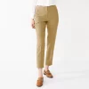 Women's Nine West Curvy High-Waisted Tapered Pants -Nine West shop 5659773 Egyptian Papyrus
