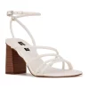 Nine West Yeap Women's Block Heel Dress Sandals -Nine West shop 5661650 White