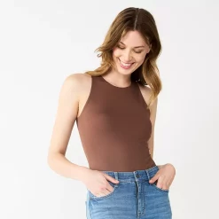 Women's Nine West Sculpt High Neck Bodysuit -Nine West shop 5685898 Amythest Raisin