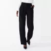 Women's Nine West High-Waisted Wide-Leg Trouser Pants -Nine West shop 5692304 Mineral Black