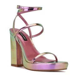 Nine West Benz Women's Dress Sandals -Nine West shop 5696936 Iridescent Purple Mult